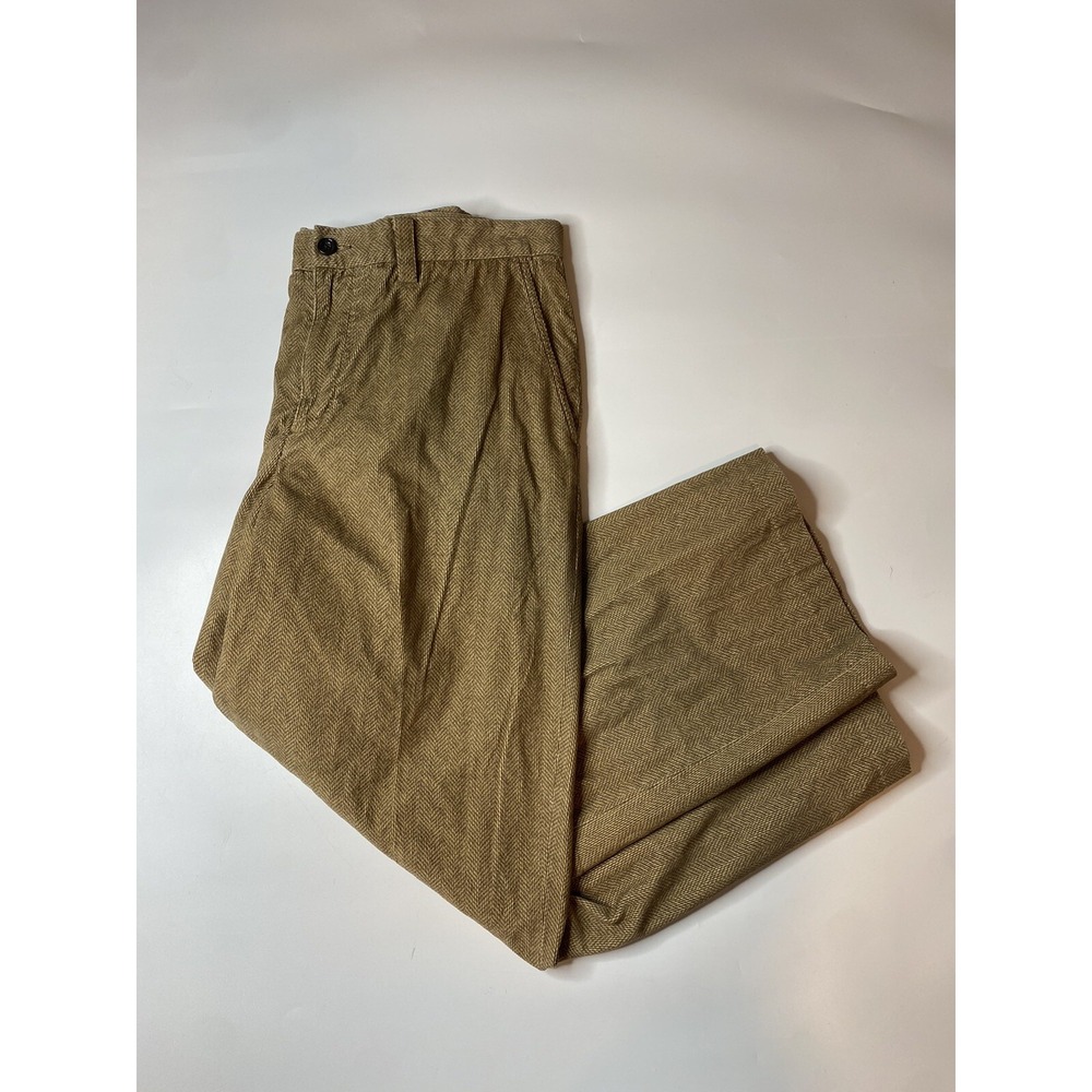 Eddie‎ Bauer Relaxed Fit Textured Cord Beige Sesame Cotton Chino Pant 35x30